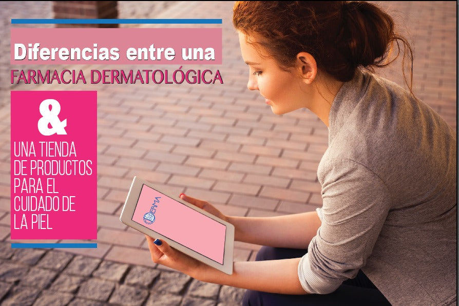 Diferencias entre una farmacia dermatológica y una tienda de productos para el cuidado de la piel.