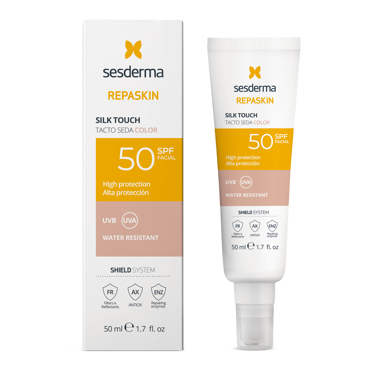 Repaskin Tacto Seda Color Spf50