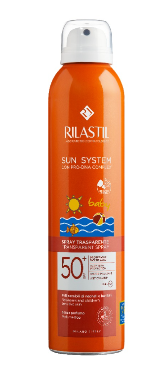 Sun System Ppt Transparent Spray Baby And Children'S Sensitive Skin Spf50